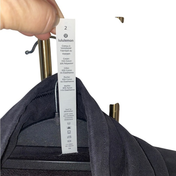 Lululemon Athletica Black zip up Radiant Jacket athleisure Loungewear activewear - Picture 8 of 14